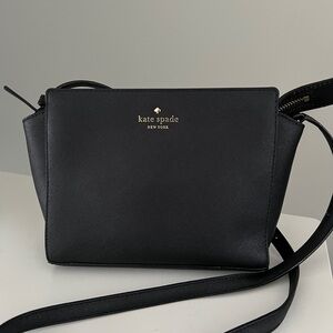 Kate Spade New York Hayden Crossbody – Black Saffiano Leather